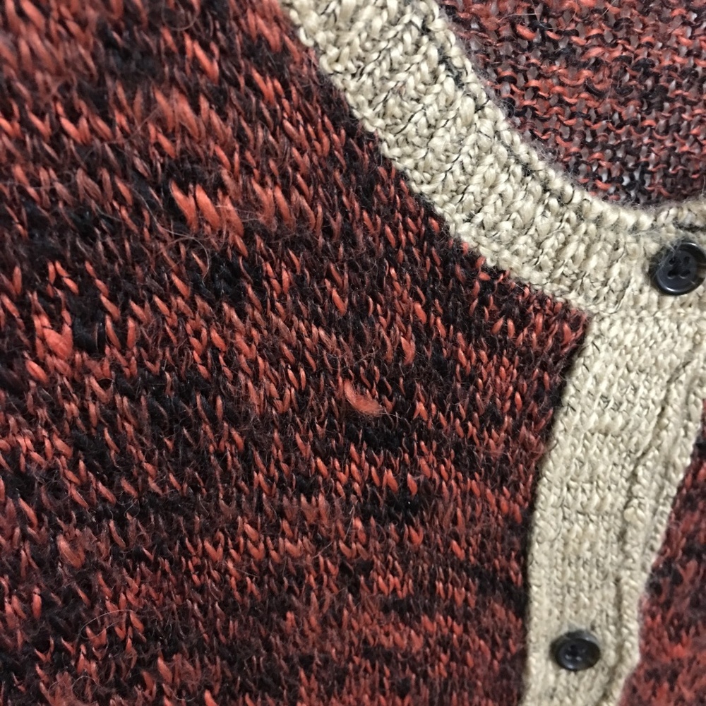 JOIE long button up front cardigan sweater S17 - Picture 5 of 7